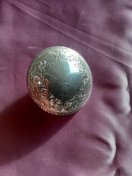 Horn Cap, silber Concho